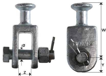 Ball clevis